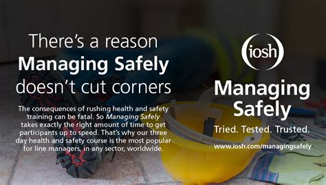 iosh managing safely jobs.